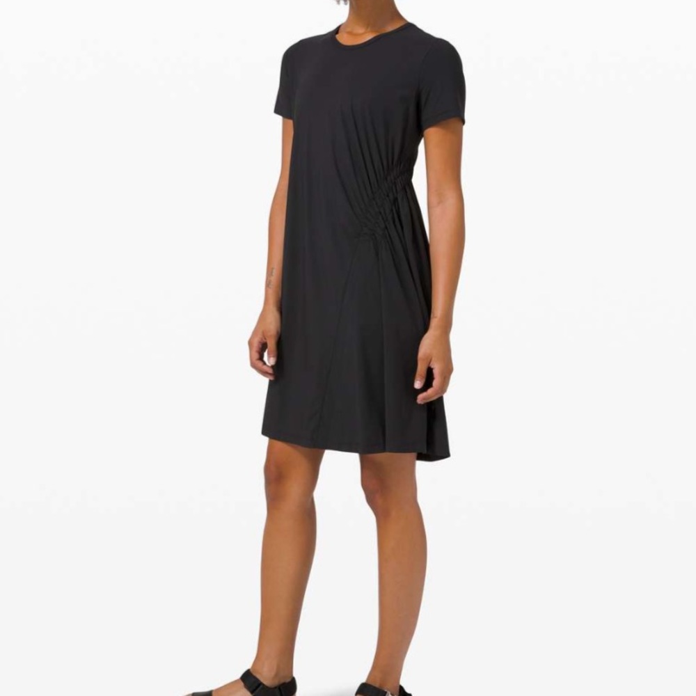 Lululemon Black Seek Sun Dress with UV Protection